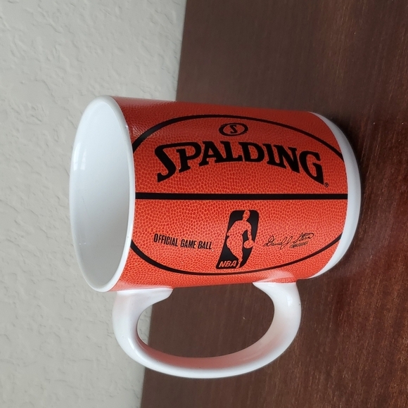 NBA Spalding basketball textured orange Coffee mug - Picture 1 of 7